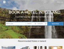 Tablet Screenshot of hotel.is