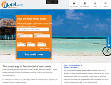 Tablet Screenshot of hotel.com.au