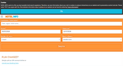 Desktop Screenshot of m.hotel.info