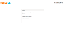 Tablet Screenshot of bannertool.hotel.de